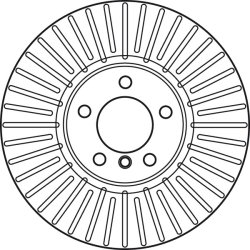 Disque de frein TRW DF6003S pour BMW Série 5 et 6, référence d'origine 34116779467 TRW