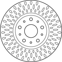 Disque de frein TRW DF6021 pour LANCIA THESIS OE 46469907 TRW