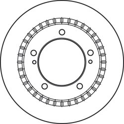 Disque de frein TRW DF6023 pour SUZUKI GRAND OE 55211-67D00 TRW
