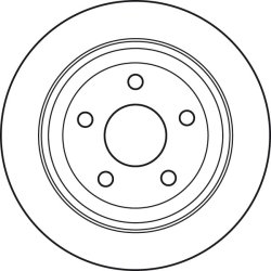Disque de frein TRW DF6027 pour CHRYSLER, DODGE 300C, CHARGER OE 4779208AE TRW