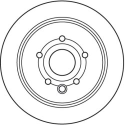 Disque de frein TRW DF6052 pour LEXUS, TOYOTA IS, CROWN, MARK OE 42431-30280 TRW