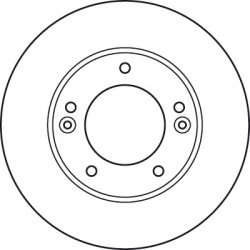 Disque de frein TRW DF6081S pour KIA SORENTO OE 51712-3E500 TRW