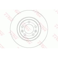 Disque de frein TRW DF6134 pour PEUGEOT 508 OE 4249G2 TRW