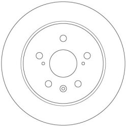 Brake Disc TRW DF6178 OE Ref 71750932