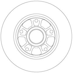Brake Disc TRW DF6182 OE Ref 43 20 018 68R