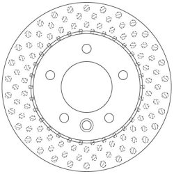 Brake Disc TRW DF6194S OE Ref 903 421 00 12