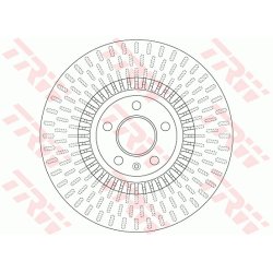 Disque de frein TRW DF6216 pour AUDI A6, A7, A8 OE 4G0615301A TRW