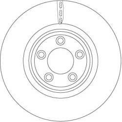 Brake Disc TRW DF6223S OE Ref C2C25336