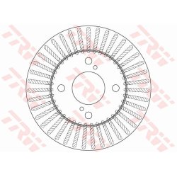 Disque de frein TRW DF6227 pour NISSAN, SUZUKI PIXO, ALTO OE 40206-4A00G TRW