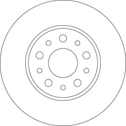 Brake Disc TRW DF6228 OE Ref 51885409