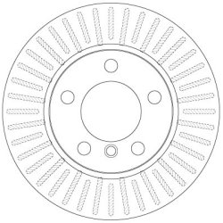Brake Disc TRW DF6255 OE Ref 6 854 996