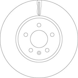 Brake Disc TRW DF6260 OE Ref 5 69 092