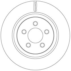 Brake Disc TRW DF6263 OE Ref 4779599AA