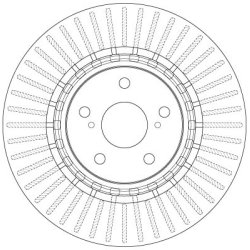 Brake Disc TRW DF6265 OE Ref 43512-48110