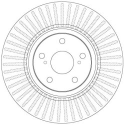 Brake Disc TRW DF6268 OE Ref 43512-05090