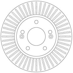 Brake Disc TRW DF6270 OE Ref 51712-1M000