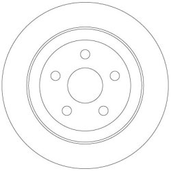 Brake Disc TRW DF6282 OE Ref 4616433
