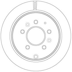 Brake Disc TRW DF6291 OE Ref LE44-26-251A
