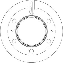 Brake Disc TRW DF6297S OE Ref 40206-9X407