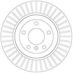 Brake Disc TRW DF6299 OE Ref 34 21 6 864 053