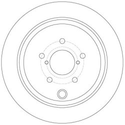 Brake Disc TRW DF6306 OE Ref SU003-00639