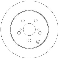 Brake Disc TRW DF6319 OE Ref 42431-0F020