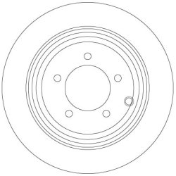 Brake Disc TRW DF6326 OE Ref 4743999AA