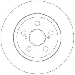Brake Disc TRW DF6331 OE Ref 42431-52150