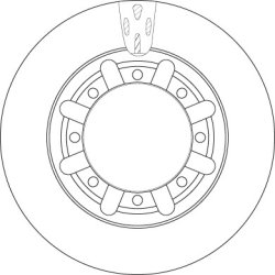Brake Disc TRW DF6335S OE Ref 50 01 864 712