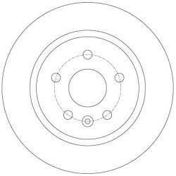 Brake Disc TRW DF6340 OE Ref 13502134