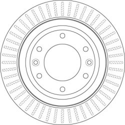 Brake Disc TRW DF6350 OE Ref 58411-4H300