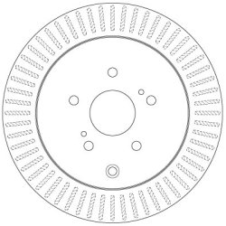 Brake Disc TRW DF6351 OE Ref 55611-77K00