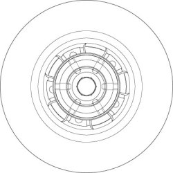 Brake Disc TRW DF6355BS OE Ref 415 420 01 02
