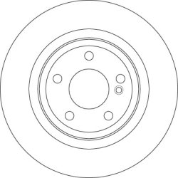 Brake Disc TRW DF6358 OE Ref 172 423 02 12