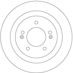 Brake Disc TRW DF6367 OE Ref 58411-3Z100