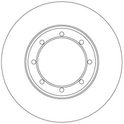 Brake Disc TRW DF6372 OE Ref 43 20 679 43R