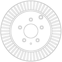 Brake Disc TRW DF6385 OE Ref L206-26-251C