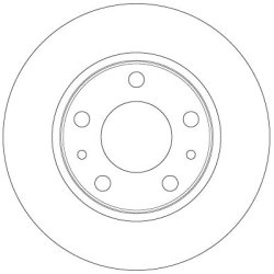 Brake Disc TRW DF6412 OE Ref 500306590