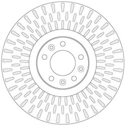 Brake Disc TRW DF6427S OE Ref 4249 88