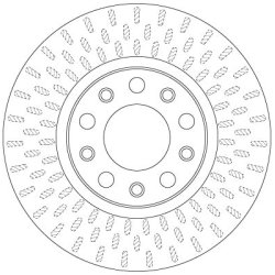 Brake Disc TRW DF6450 OE Ref 51806278