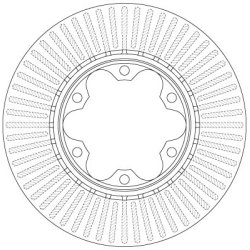 Brake Disc TRW DF6481 OE Ref 43512-26190