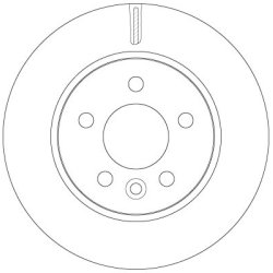 Brake Disc TRW DF6482 OE Ref 2H0 615 301 A