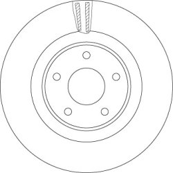 Brake Disc TRW DF6496S OE Ref 40206-3JA0A