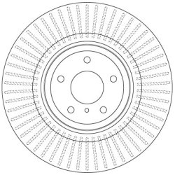 Brake Disc TRW DF6498S OE Ref 40206-JL00A-