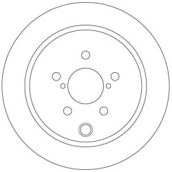 Brake Disc TRW DF6503 OE Ref 26700FJ000
