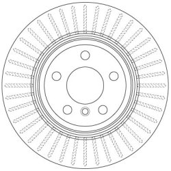 Brake Disc TRW DF6512S OE Ref 6 864 899