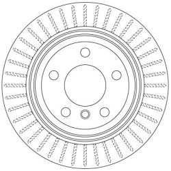 Brake Disc TRW DF6513S OE Ref 6 792 229
