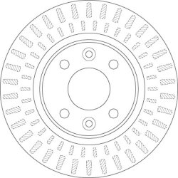 Brake Disc TRW DF6534 OE Ref 40 20 676 15R