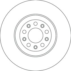 Brake Disc TRW DF6551S OE Ref 50532932