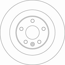 Brake Disc TRW DF6588 OE Ref 31423721